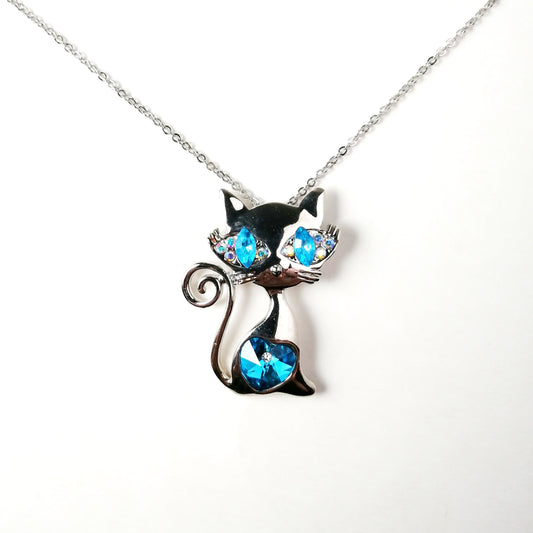 Blue Eyes Cat (Necklace)